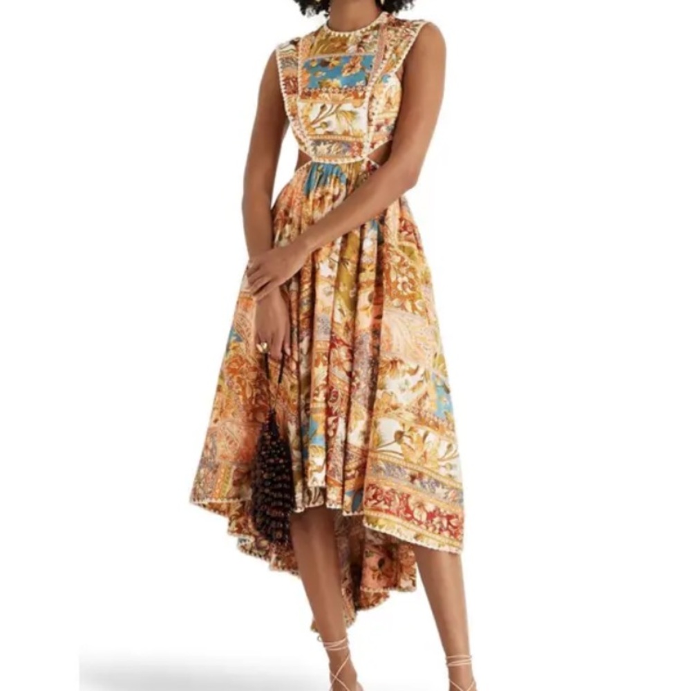 Zimmermann Bohemian Patchwork Maxi Dress
